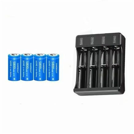 Charger for Rechargeable Batteries CR123A 16340