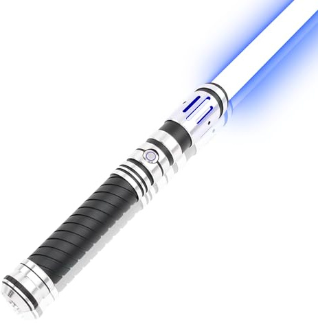 Pro Lightsaber, Motion Control, 12 RGB Colors 16 Sound Fonts,Dueling Light Saber with Tubogas Metal Hilt, Repalceable Blade, Adults Lightsabers Xmas Gift, Cosplay Props (108cm)