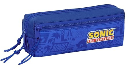 safta Sonic - Kleines Federmäppchen für Kinder, ideal für Kinder im Schulalter, bequem und vielseitig, Qualität und Widerstandsfähigkeit, 22 x 6 x 8,5 cm