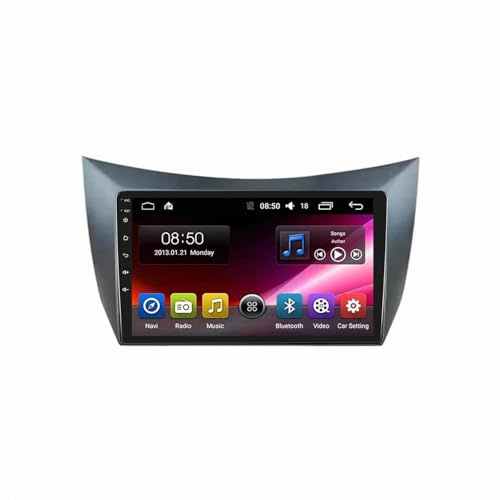 Auto-Navigationssystem für Lifan 320 2008-2014 Android 15 9 Zoll Car Radio mit Bluetooth GPS WiFi Fm UBS Für, 8 Core 6G+128G