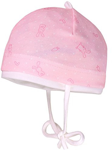 maximo Baby-Mädchen Little Rabbit Mütze, Rosa (Puderrosa/Pink-Hasen 2), 41