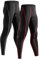 Niksa 2 Stück Sport-Leggings, Herren, Strumpfhose, Running, Fitness, Kompressionshose