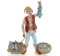 Moranduzzo Pescatore per Presepe da Cm 10 Scala 1:20 - Statuine Presepe Indistruttibili - Stile 700', Pittura Rifinita a Mano, Prodotto Ufficiale, Made in Italy, Scultore M. Landi