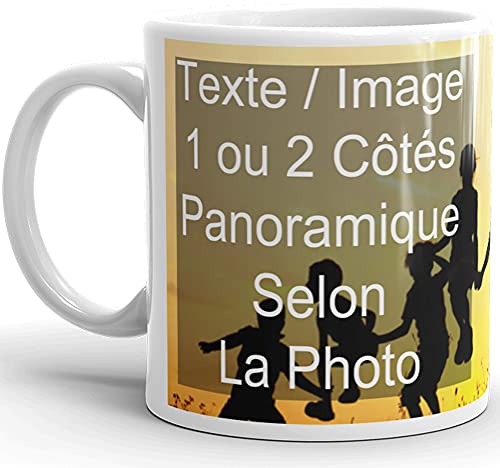 Kalféa Mug personnalisable photo texte tasse céramique amour humour idée cadeau Noël Anniversaire Surprise fête Saint Valentin homme femme famille collegue ami pote fille garçon 325ml