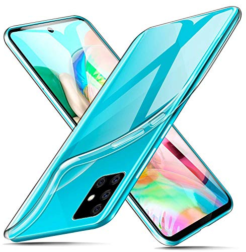 COPHONE Hülle Kompatibel mit Samsung Galaxy A51 Transparent Silikon Schutzhülle für Galaxy A51 Case Clear Durchsichtige TPU Bumper Galaxy A51 Handyhülle