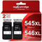 myCatridge PHOEVER 545XL 546XL Kompatibel für Canon Druckerpatronen 545 546 XL Multipack PG-545XL CL-546XL Patronen für tr4550 PIXMA MX495 TS3150 MX490 MG3050 TS3350 MG2950 MG2550S TS3151（2-Pack