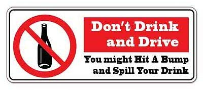 12cm! Klebe-Folie Wetterfest Made-IN-Germany Dont Drink and Drive car K1248 UV&Waschanlagenfest Auto-Aufkleber Sticker Decal