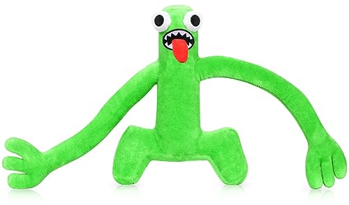 Plüschtier Rainbow Monster Grün, Horrorspiel Kuscheltier Plush, Stofftier Rainbow Plüsch Puppe Geschenk für Kinder Erwachsen