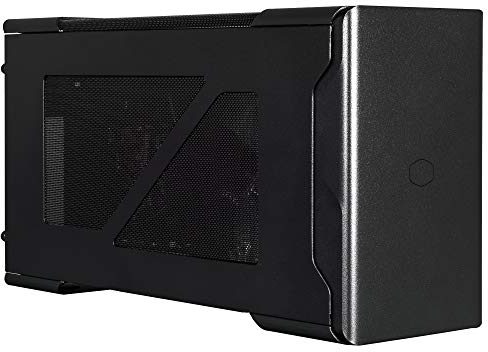 Cooler Master MasterCase EG200 Externes GPU-Gehäuse – Thunderbolt 3-kompatibles eGPU-Gehäuse, 1 PWM 92-mm-Lüfter, vollmodulares V550 SFX Gold-Netzteil, USB-Hub, vertikaler Laptop-Support – EU-Stecker