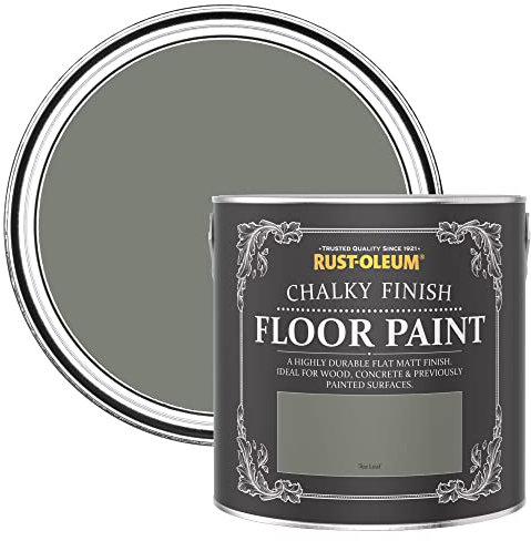 Rust-Oleum Light Green Scratch-Resistant Floor Paint in Matt Finish - Tea Leaf 2.5L