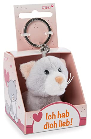 NICI Schlüsselanhänger Katze Ich hab dich lieb! 6cm in Geschenkbox