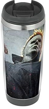 mugmart Michael Myers Halloween - Reisebecher, Thermo-Isolierbecher für heiße und kalte Getränke