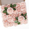 N&T NIETING Künstliche Blumen Rosen, 25 Stück Deko Blumen Fake Rosen mit Stielen, Valentinstag, Muttertag, Hochzeitsfeier, Babyparty, Zuhause Dekoration, Erröten Rosa