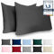 Kissenbezug 50x70 Renforcé Baumwolle (2er-Set) - Anthrazit - Dicht gewebt mit 57 Fäden/cm² - Kissenbezug 70x50 cm - Oeko Tex Zertifiziert - Dreamzie