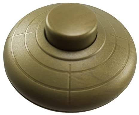 Interruttore a pedale con contatti a vite, 1 polo, 2 A 250 V, oro