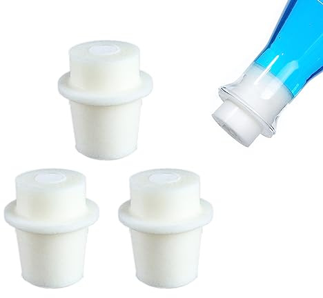 3Pcs 27-31mm Erlenmeyer Kolben Stopper Silikon Plugs Wein Stopfen für Flasche Labor Reagenzglas Stopfen Experiment Zubehör Silikon Stopper Suppliess