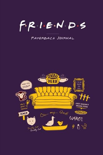 Friends TV show inspired premium ruled notebook: Premium ruled notebook for Note taking & Writing / 6 x 9 in / A Must-Have for Friends TV-show (Series) Lovers / Friends-themed composition