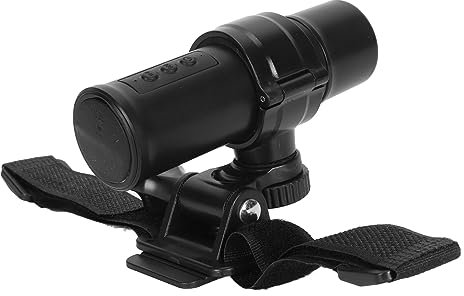 Telecamera per Casco Moto con Staffa per Maniglia, Videoregistratore per Bici Impermeabile HD 1080P Telecamera Sportiva con Wi-Fi, Grandangolo 120°, Mini DVR D'azione per la