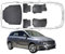 Trimak Passgenau 3D Fussmatten & Kofferraumwanne Auto Set Kompatibel mit Mercedes B Klasse W 242 W246 2011-2018 Auto Zubehör Gummimatten Kofferraummatte Autos Allwetter Geruchlos rutschfest Schwarz