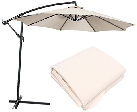 Kisangel 1stk Baldachin Beige Ersatz-schirmdach Pooltisch Sun Garden Ersatzteile Hofschirm Baldachin Ersatzteile Für Sonnenschirme Ersatz Des Ersatzdach Reisen Markise Anti-uv
