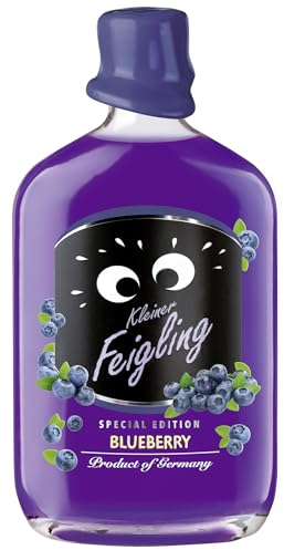 Kleiner Feigling Special Edition Blueberry 0,5 L – Feinster Vodka und Fruchtige Blaubeere – Der kultige Feier-Schnaps für jede Feier – Frech, fruchtiger Shot – 15 % Vol.