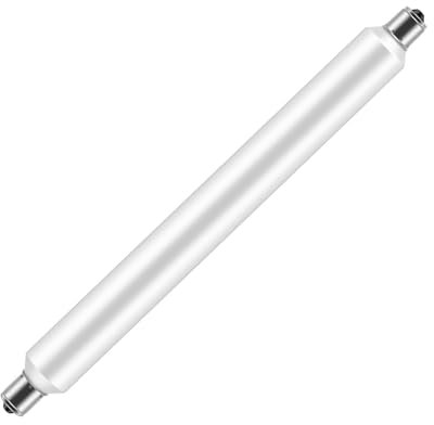 6W S15s LED Light Bulb 284mm, Led Strips Light Cold White 6000K, 60w s15 Tubular Lampt Replacement for Mirror Ligh, Wall Light, Bathroom Shaver Light(1-Pack)