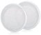 Unifizz 2PCS 8in Surface Mount Speaker Grill Mesh Round Speaker Grille Woofer White Ceiling Speaker Covers, Car Speaker Grill Cover Guard Protector Replacement Round Metal Grills