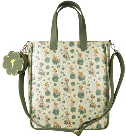 Loungefly Disney Trilli Sac fourre-tout avec trèfle et porte-monnaie