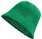 ZLYC Damen Sommerhut, gehäkelt, gestrickt, Baumwolle, handgefertigt, Blumenmuster, Fischerhüte, Strickgrün, Einheitsgröße