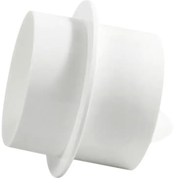 MEXEWORD Tuyau Rond en PVC de 80 à 150 mm, bloqueur de tirage, clapet Anti-Retour, Conduit d'air de Ventilation à Sens, clapet Anti-Retour, Grille de Ventilation de Cuisine(100mm)