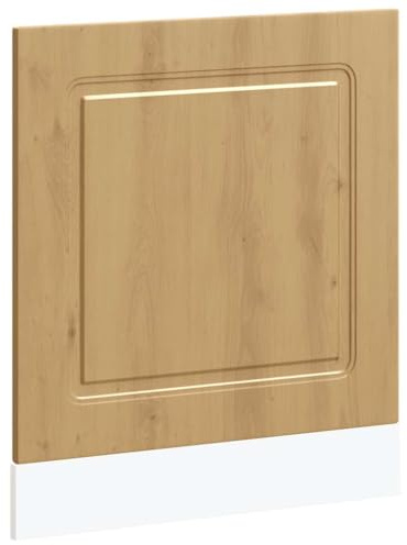 vidaXL Dishwasher Front Panel - Kalmar Artisan Oak - 60x1.5x67 cm - Engineered Wood - Kitchen Decor Enhancer
