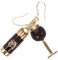 ANDRESLAD 1paire Boucles Oreilles Pendantes Forme De Bouteille Et Verre De Vin Pour Femmes Bijoux Légers Et Sûrs Pour Occasions Spéciales