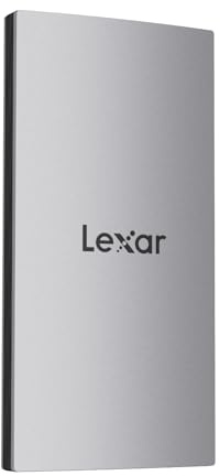 Lexar ES3 – Disque SSD externe 1 To – USB 3.2 Gen2 – Disque SSD portable – Jusqu’à 1 050 Mo/s en lecture, 1 000 Mo/s en écriture – Disque SSD externe compatible avec iPhone séries 16/15/Mac/PS5/XBOX