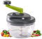 DDUP Multi-Function Manual Food Chopper, Processor Vegetable, Portable Hand Cranked String Garlic Mincer Onion Cutter for Veggies, Ginger, Fruits, Nuts,etc. Kitchen Use (520 ML-Grey-Hand-cranked)
