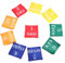 KICHOUSE 10pcs Interactive Bean Bag for Outdoor Toss Game Playthings for Bright Colored Design for Hand Eye Coordination and Party Activities
