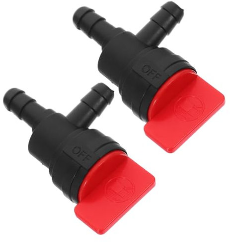 UPKOCH 2 Pezzi Filtro Con Valvola On/off Valvola Di Intercettazione Chiave Per Chiusura Gas Strumento Di Intercettazione Del Gas Valvola Del Rubinetto Abs