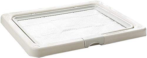 Tapis de toilette plat pour chien pour intérieur/extérieur – Idéal pour les besoins de salle de bain des animaux de compagnie, mesure 45 x 55 x 3,5 cm