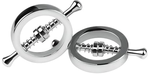 Magnetkugeln Nippelclips Metall Nippelklemmen Brustwarzen BDSM Brustwarzen | Paare Erwachsene Klitoris Stimulator für Damen Frauen Klemmen Flirt Erotik SM Nipple Clamps Extreme Sexspielzeug