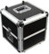 MUSIC STORE Vinyl Case 50/50, Robuster Plattenkoffer, Für 80 LPs, Schwarz, Wasserabweisend, Mit Butterfly-Verschlüssen, Tragegriff
