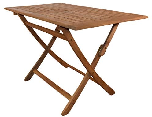SAM Gartentisch Callao, Tisch 120x70 cm, Akazien-Holz, rechteckiger Balkontisch, massiv