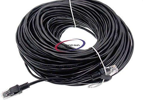1M 3M 5M 10M 15M 20M 30M 50M 60M 70M 80M 90M 100M 120M CAT5E Ethernet cable de red RJ45 puente LAN para red cámara IP Internet POE cámara (70M)