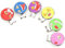 VGEBY Golfballmarkierungen mit silbernen Golfkappenclips 25mm 6pcs Metall 6pcs