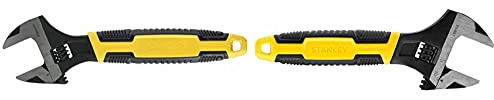 STANLEY MaxSteel Adjustable Wrench 250mm STA090949 & 090947 6in MaxSteel Adjustable Wrench