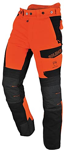 Solidur INPAOR - Infinity - Type A Class 1 - Pantalon Anti-Coupure - Confort et Protection Exceptionnels - Taille XL - Orange