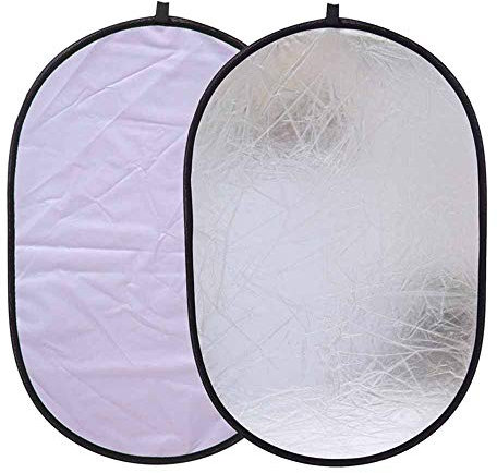 JTRHD Tragbarer Lichtreflektor 2 in 1 bewegliche Reflektor Fotografie Studio Faltreflektor für Studio oder Jede Fotografie (Farbe : Multi-Colored, Size : 150x200cm)