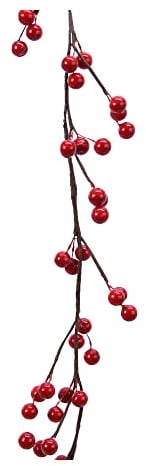 Decoris Girlande Rote Beeren 130 cm