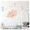 caihuashopping Wandtattoo Rosa Whale Kranz Quallen Wandaufkleber for Kinderzimmer Kindergarten Dekoration Tapete Peel & Stickvinyl Kind DIY. Aufkleber Wandbild Wandaufkleber