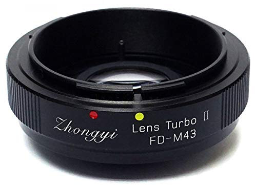 Zhongyi Mitakon Mitakon Lente Turbo Adaptador Mark II para Canon FD Lens a M43 Mount Camera