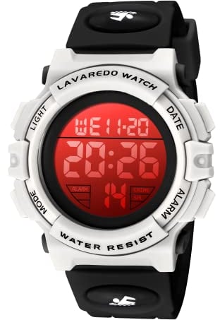 BEN NEVIS Digital Uhren für Kinder Jungen - 50 M Wasserdicht Sports Outdoor Digitaluhr Kinder Silikon Armbanduhr mit Wecker/Stoppuhr/LED-Licht/Stoßfest/Datum,Elektronische Kinderuhren