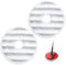 KEEPOW 2 Refills for Vileda Spin and Clean Floor Mop, Reusable Head Replacement Compatible with Vileda Spin and Clean Mop Refill for Cleaning Floor